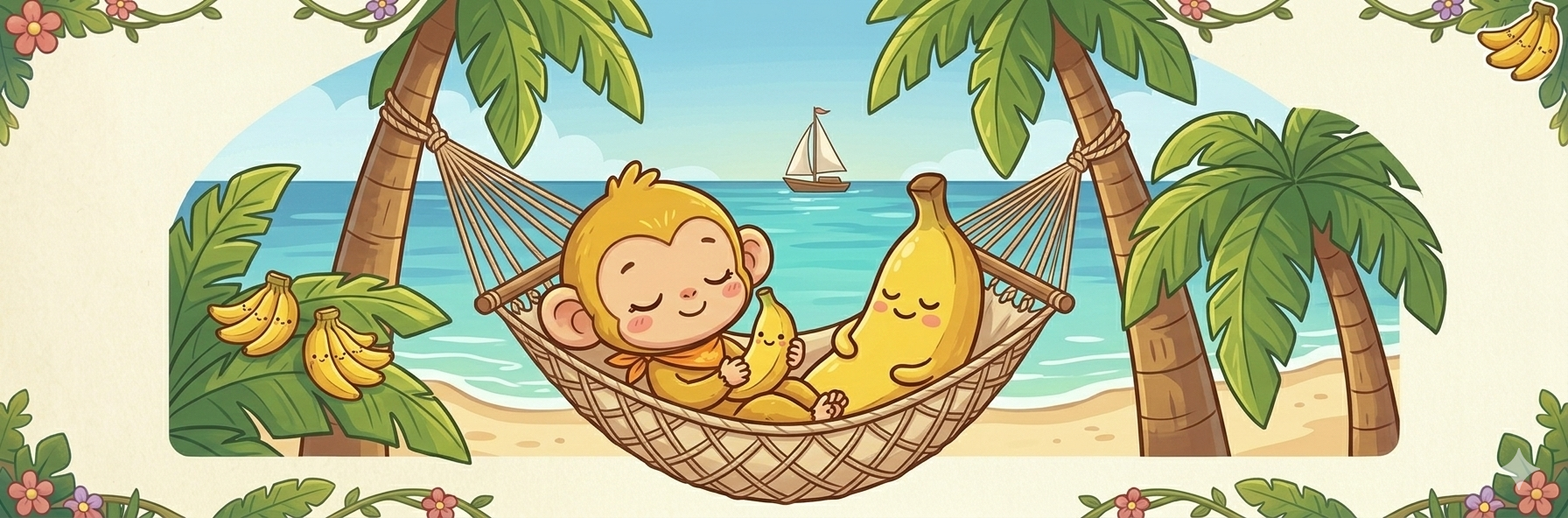 おサルとバナナ